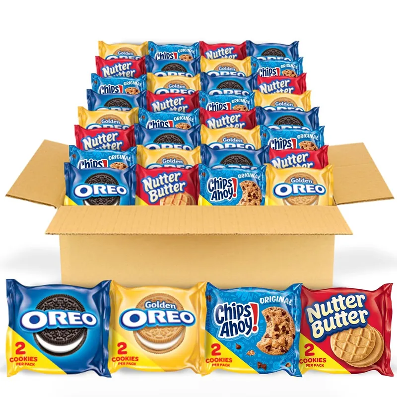 Nabisco Sweet Treats Cookie Variety Pack OREO Original, OREO Golden, CHIPS AHOY! & Nutter Butter